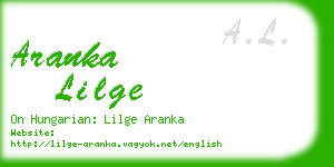 aranka lilge business card